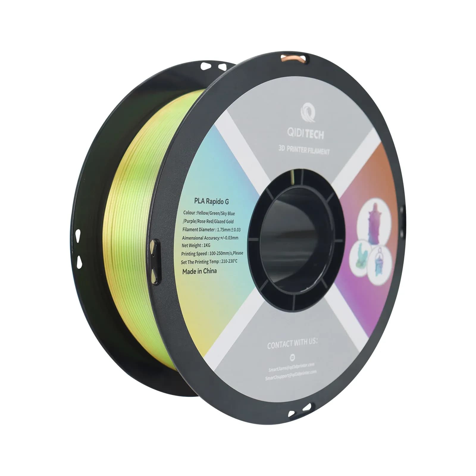 Qidi PLA Rapido Silk/Metal