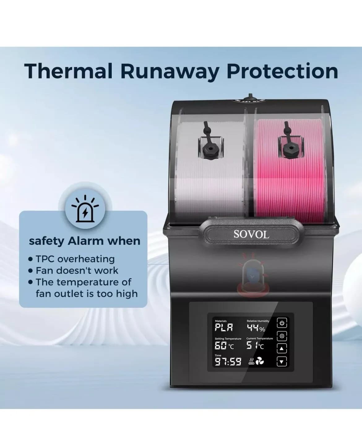 Sovol SH02 ფილამენტის საშრობი 3