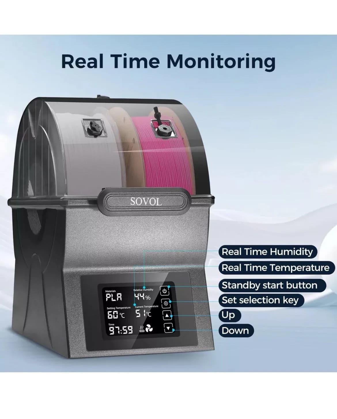 Sovol SH02 ფილამენტის საშრობი 4